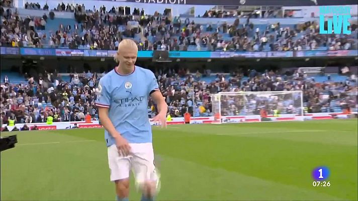 Telediario Matinal - Halaand sigue batiendo récords en la Premier League