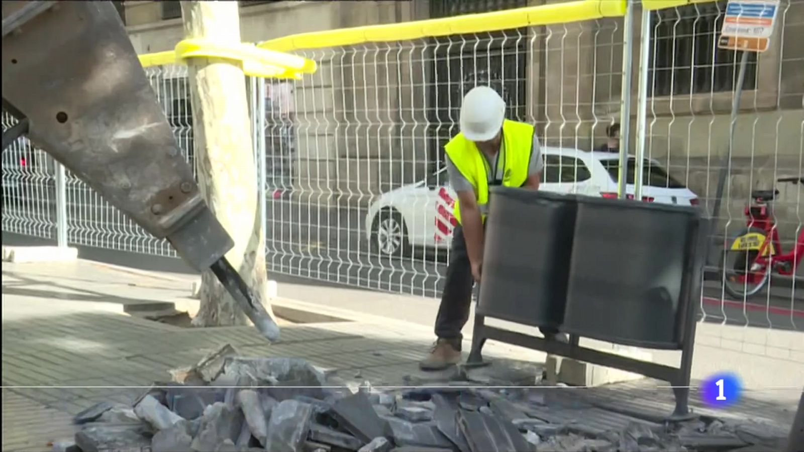 Tret de sortida a les obres de la Rambla