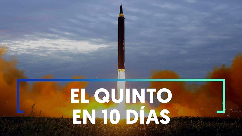 Corea del Norte lanza un misil balístico que sobrevuela Japón  - Ver ahora 