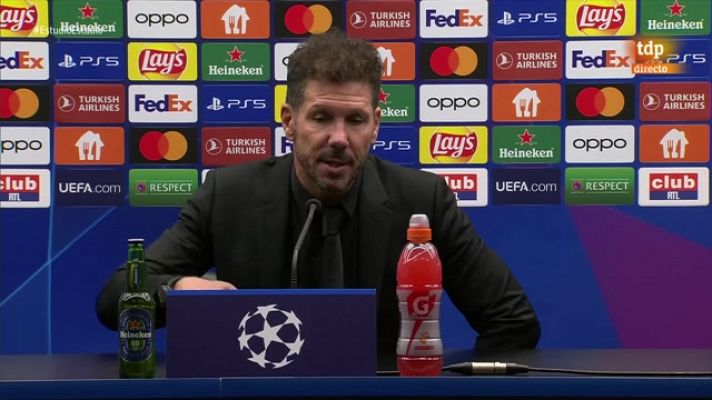 Estudio Estadio - Simeone: "Hay que tener tranquilidad, no hay que ponerse ansioso"