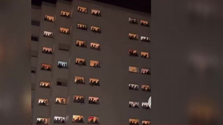 Gritos machistas en un colegio mayor de Madrid