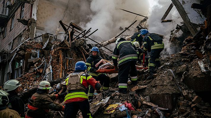 Rusia ataca el centro de Zaporiyia con varios misiles