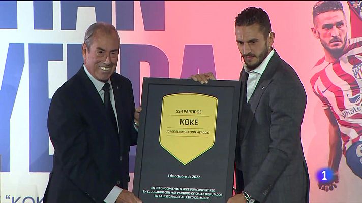 Koke, un capitán de leyenda y jugador con más partidos en la historia del Atlético de Madrid