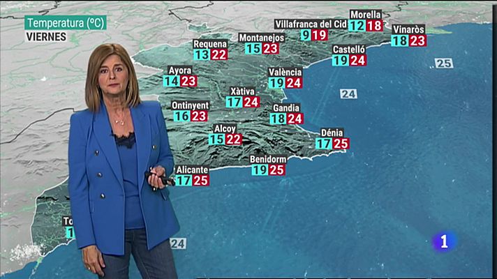 El tiempo en la Comunitat Valenciana 06/10/22