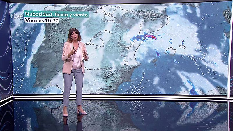 Descensos notables de las máximas en el entorno del alto Ebro. Intervalos de viento fuerte en la costa noroeste de Galicia, Estrecho y Canarias - ver ahora