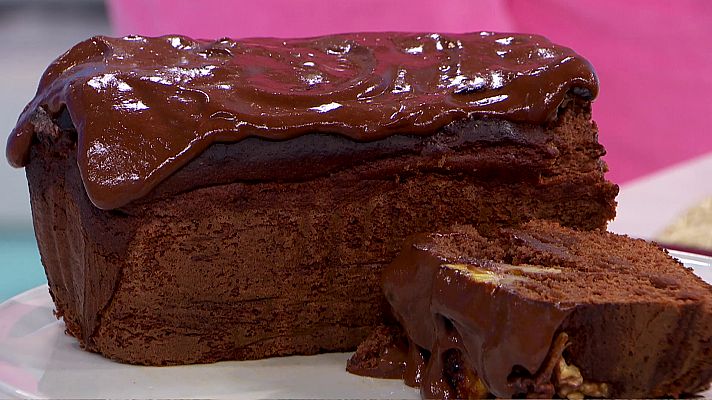 Saber vivir - Receta de bizcocho de plátano con crema de cacao