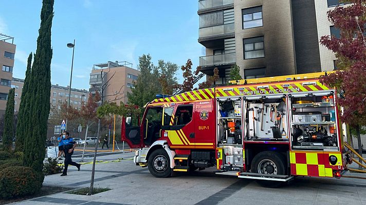 Telediario 1 - Un niño de cinco años muere tras una explosión en un local comercial en Alcorcón, Madrid