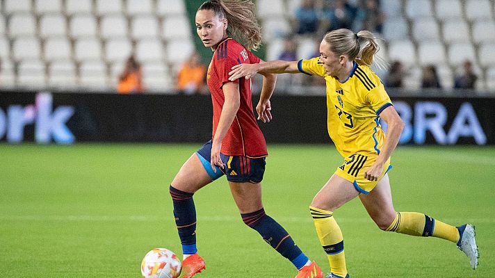 Selección femenina de fútbol: Resumen del España 1-1 Suecia