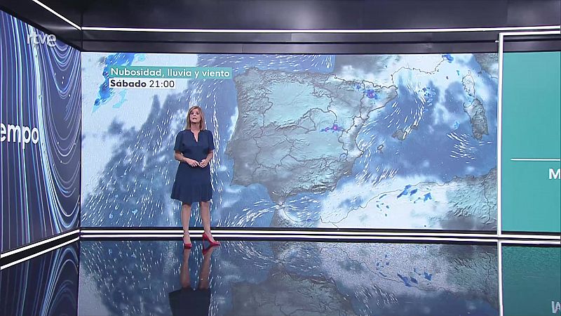 Intervalos de viento fuerte en la costa noroeste de Galicia y Estrecho - ver ahora