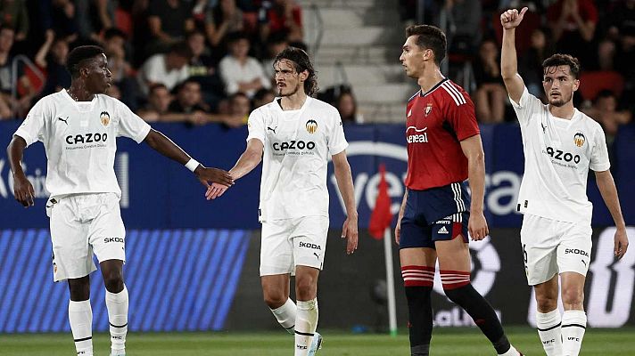 Osasuna - Valencia: resumen del partido de la 8ª jornada Liga