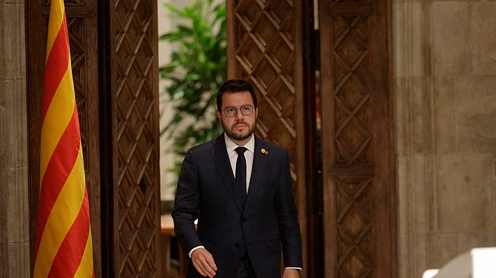 Aragonès gobernará en solitario tras la salida de Junts