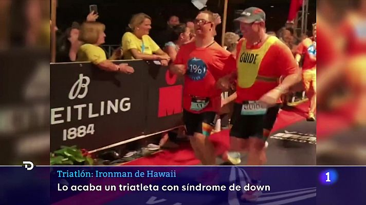 Chris Nikic, primer discapacitado en acabar el Ironman