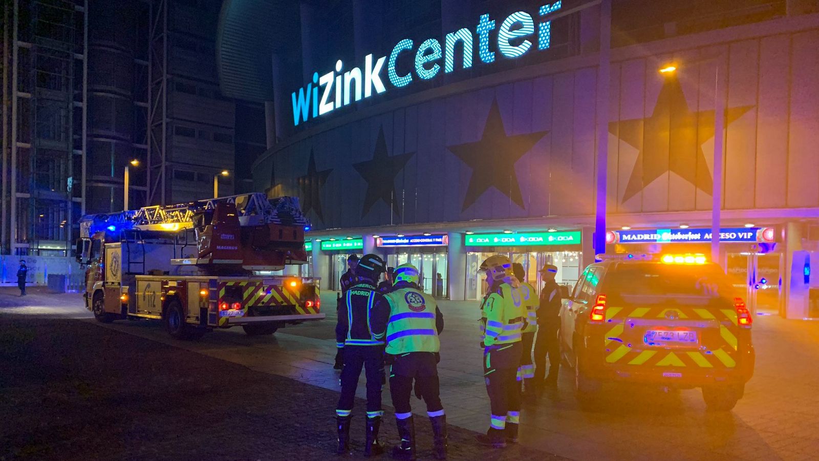 3.500 personas desalojadas del WiZink Center por un incendio leve en un altavoz