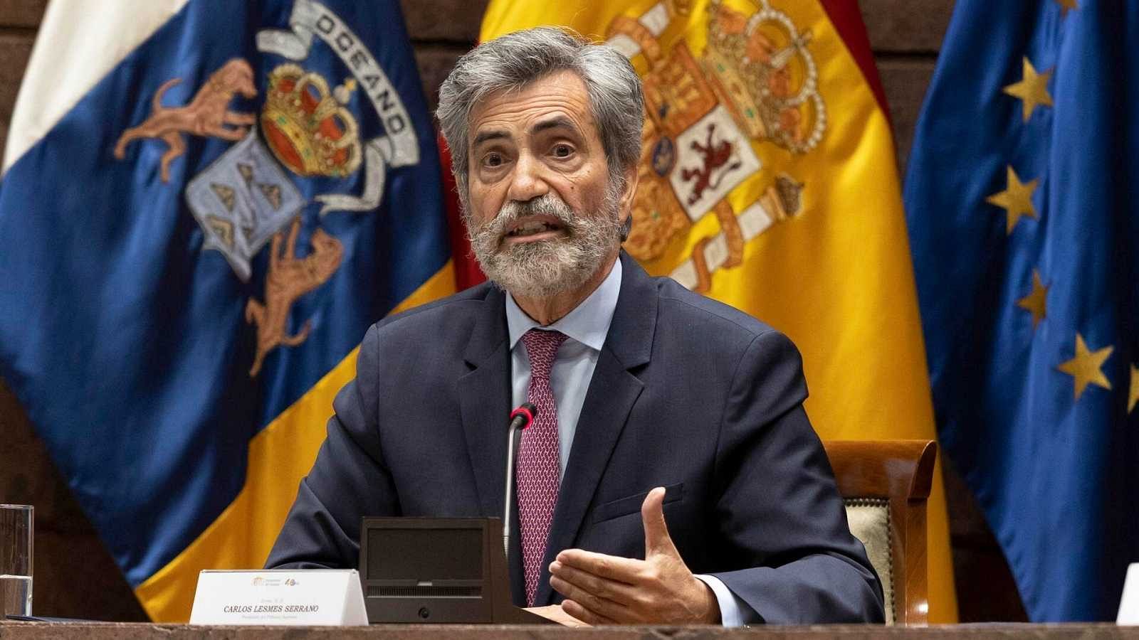 Lesmes hace efectiva su dimisión como presidente del CGPJ y del TS