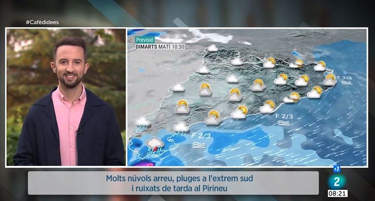 El temps - Xàfecs al sud i al Pirineu, i sensació de tardor