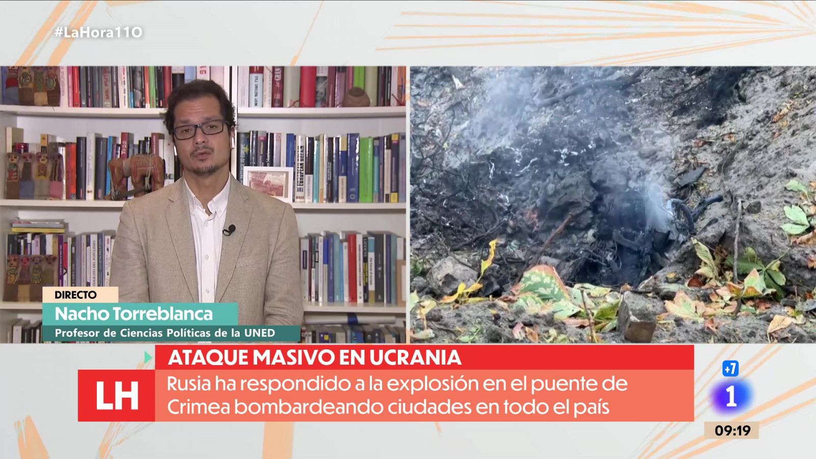 "Putin quiere desviar la atención y que no se hable del frente" - La hora de La 1 | Ver