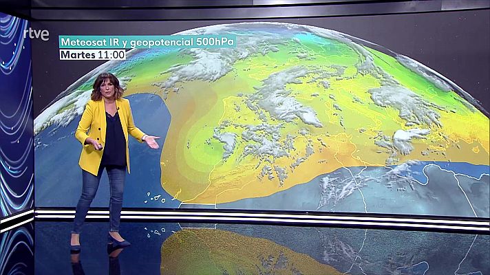 Probables chubascos y tormentas localmente fuertes, sin descartar que sean también persistentes