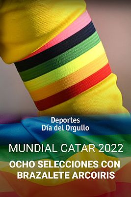 Telediario 1 - Capitanes de ocho selecciones llevarán braceletes arcoíris