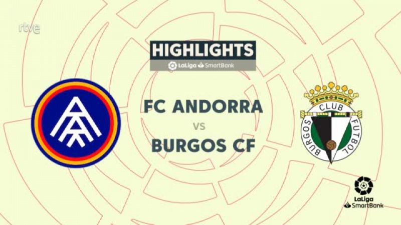 Andorra-Burgos resumen jornada 10 de LaLiga | Segunda