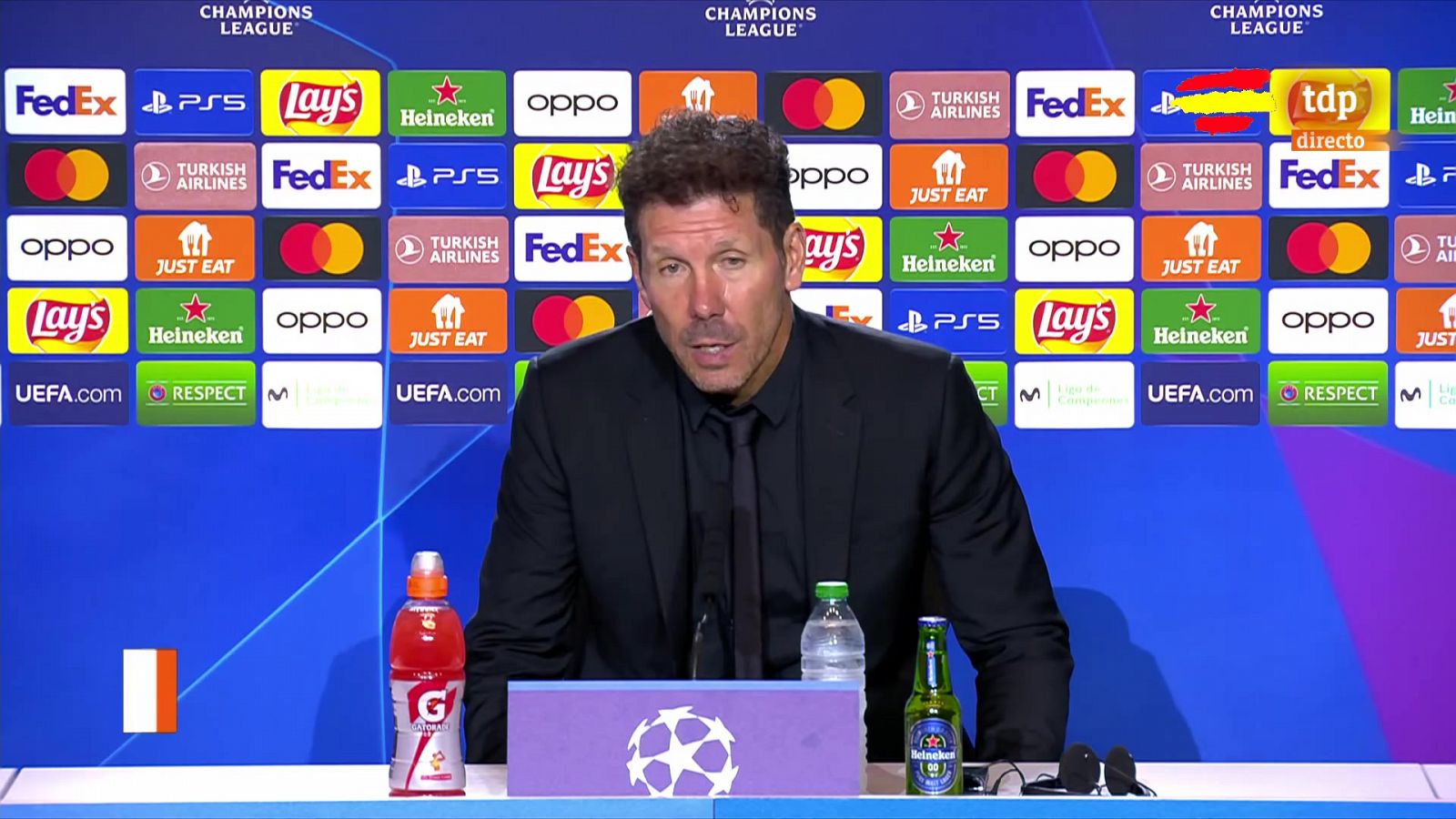 Simeone: "Tenemos que ganar los dos partidos que quedan"