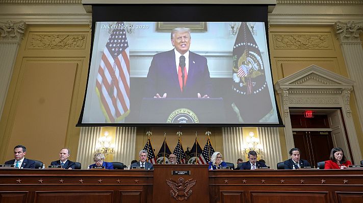 Telediario 1 - Donald Trump, citado a declarar por la comisión que estudia el Asalto al Capitolio