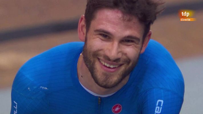 Ciclismo - Filippo Ganna, campeón de persecución y récord del mundo