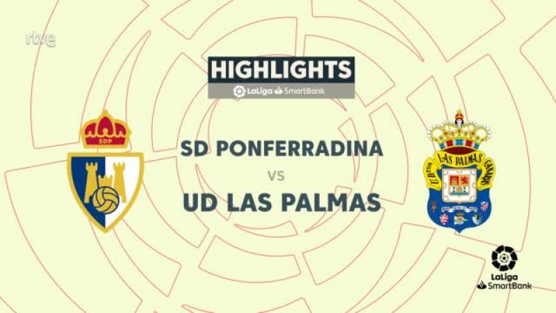 Ponferradina-Las Palmas: resumen del partido de la 11ª jornada Segunda División -- Ver ahora