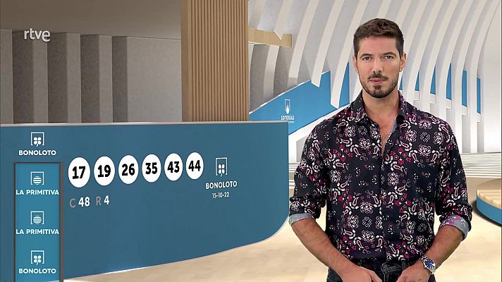 Loterías - Sorteo de la Bonoloto y Primitiva del 15/10/2022