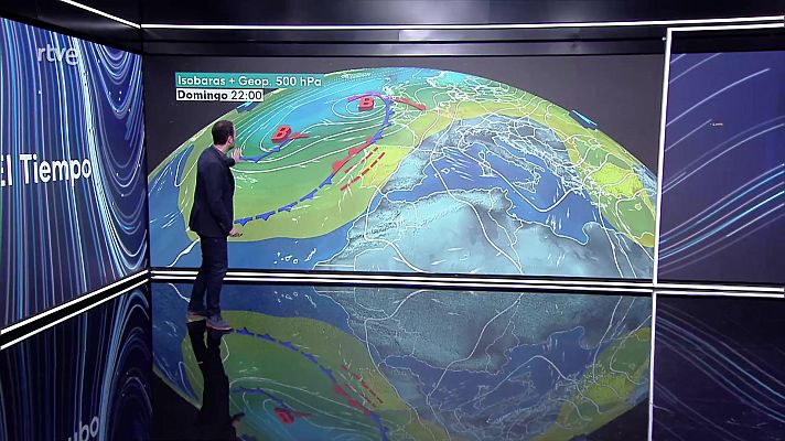 Precipitaciones persistentes en el oeste de Galicia que podrían ser localmente fuertes. Intervalos de viento fuerte en el litoral gallego y el Estrecho