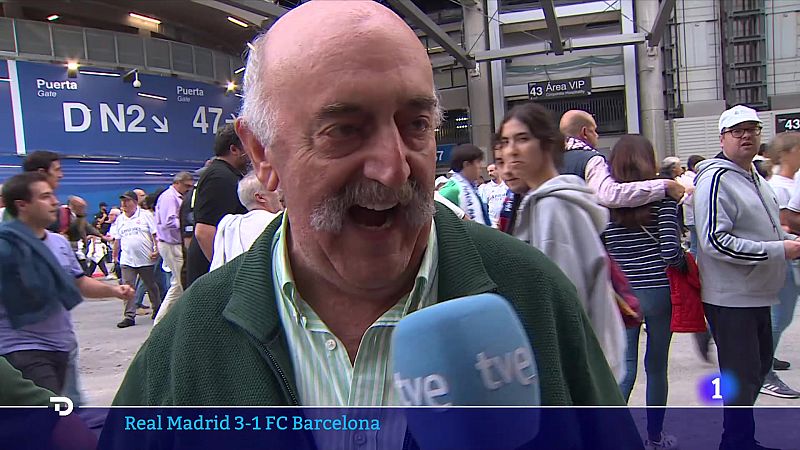 La afición del Madrid se rinde ante Valverde - ver ahora