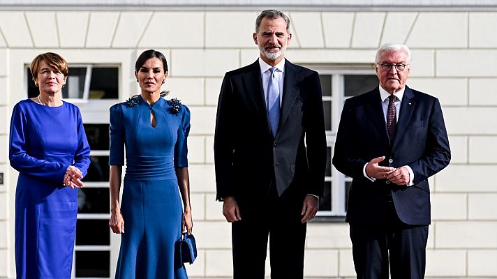 Telediario 1 - El rey Felipe VI y la reina Letizia viajan a Alemania en una visita de Estado