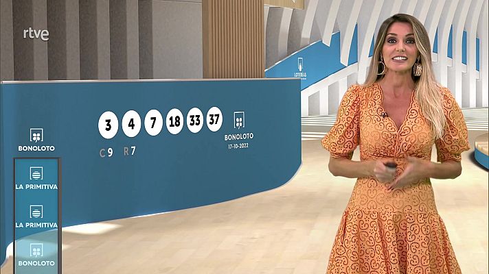 Loterías - Sorteo de la Bonoloto y Primitiva del 17/10/2022