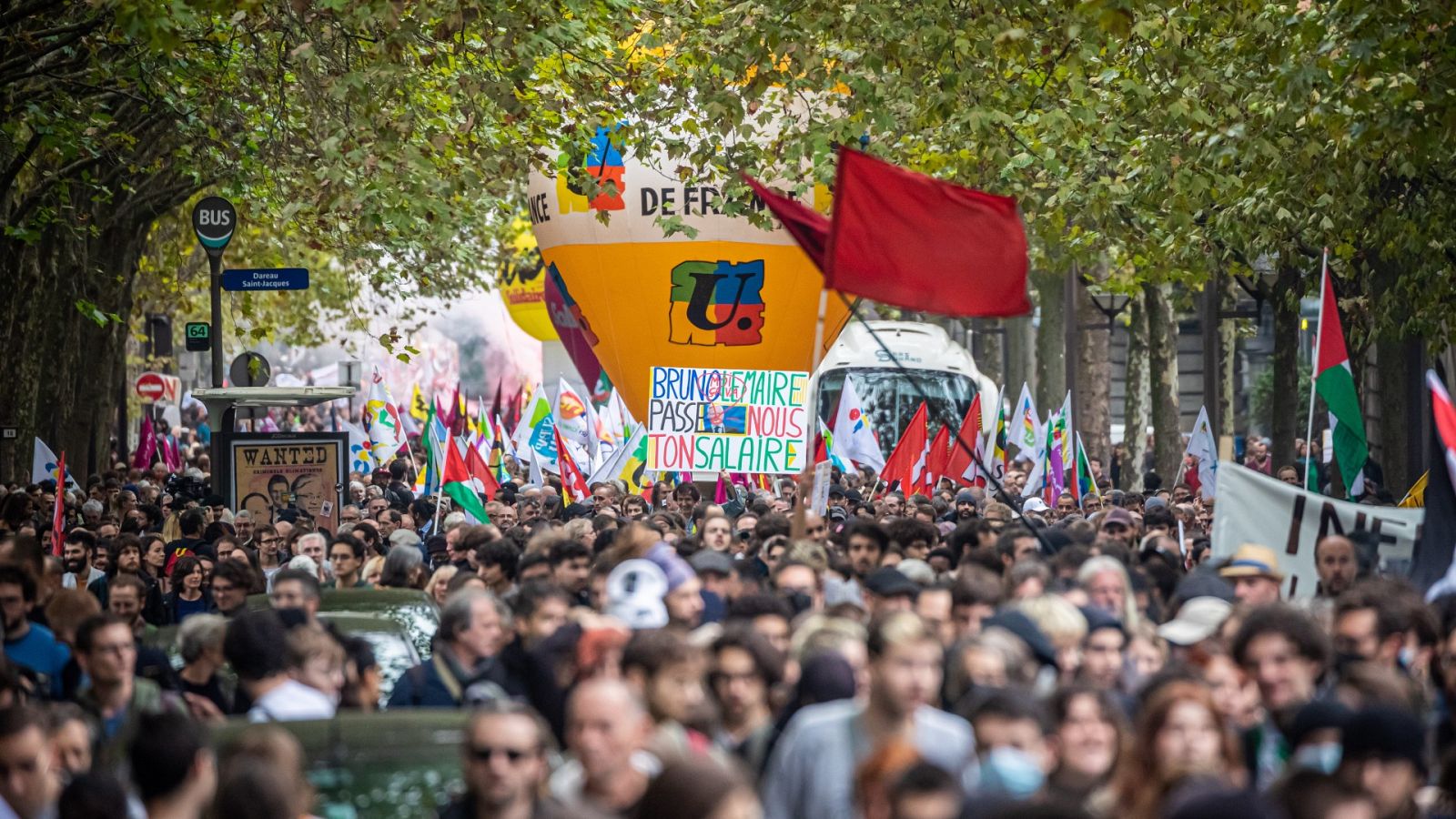 Huelga en Francia por la subida salarial