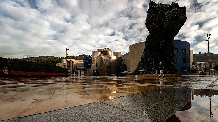 Telediario 2 - Antonio Ligero, el primer visitante del Museo Guggenheim Bilbao: "Vi la transformación que iba a suponer para Bilbao"