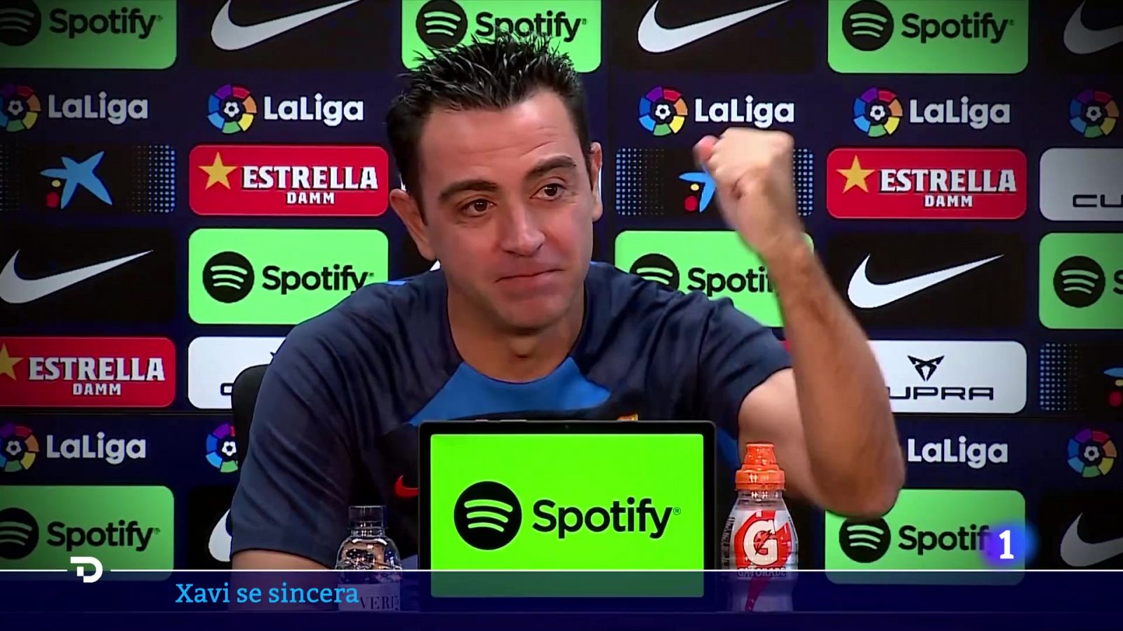 Xavi Hernández:"Si no se ganan títulos vendrá otro entrenador"