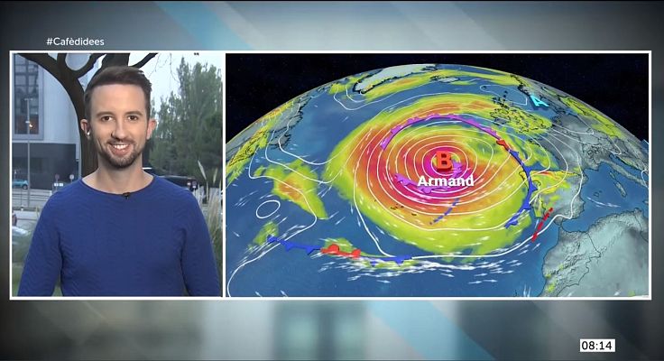 El temps - Armand arriba amb pluja, vent i menys calor