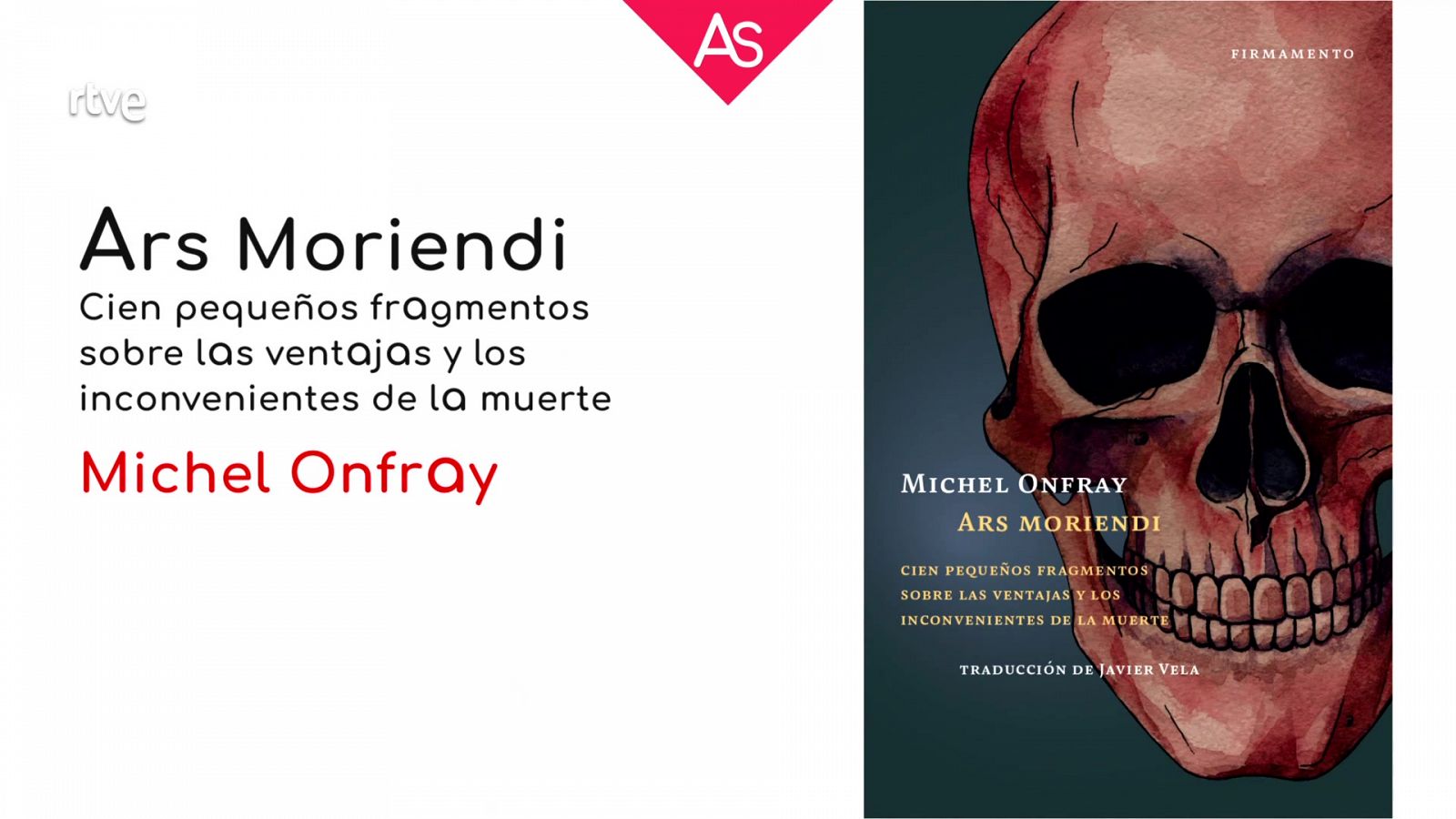 'Ars moriendi', de Michel Onfray.