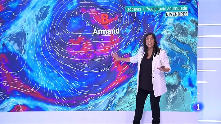 El temps - Armand: núvols, pluges, mínimes tropicals i més fresqueta