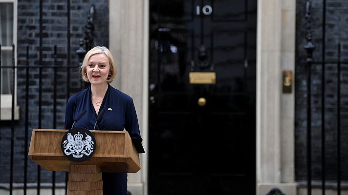 Truss anuncia su dimisión como primera ministra británica