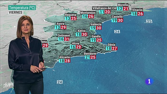 L'informatiu - Comunitat Valenciana - El tiempo en la Comunitat Valenciana 20/10/22