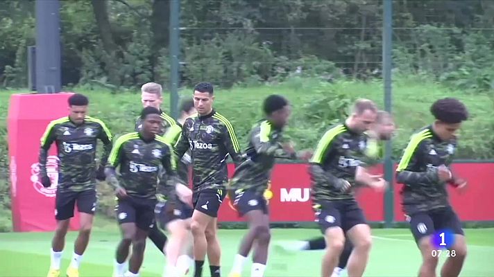 Telediario Matinal - El Manchester United aparta a Cristiano Ronaldo tras su desplante ante el Tottenham