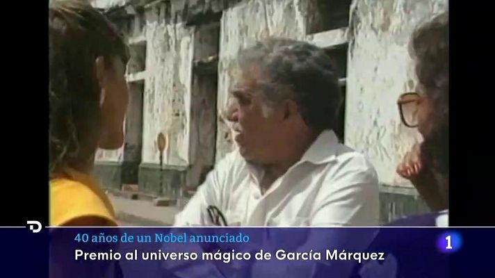 Se cumplen 40 años del Nobel de Literatura de García Márquez