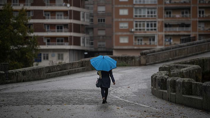 Lluvia en diversas zonas de la Península y subida de las temperaturas diurnas