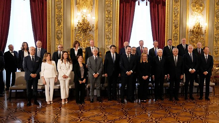 Telediario 1 - Meloni jura como nueva primera ministra de Italia