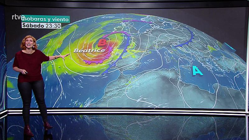 Intervalos de vientos fuertes en la costa de Galicia y entorno de áreas montañosas de la mitad norte - ver ahora