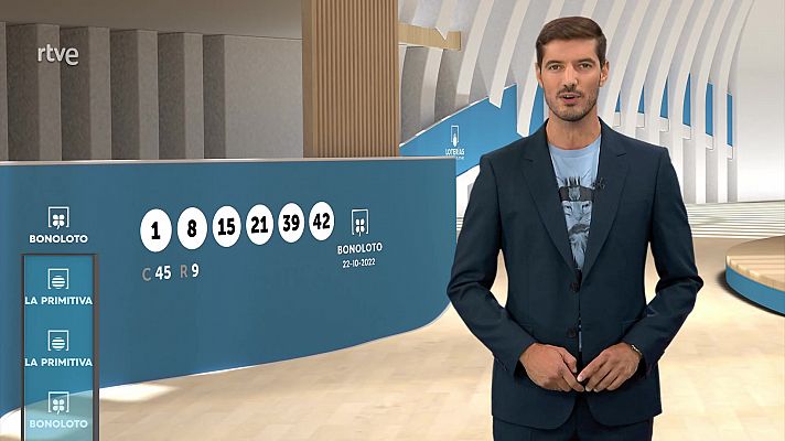 Loterías - Sorteo de la Bonoloto y Primitiva del 22/10/2022