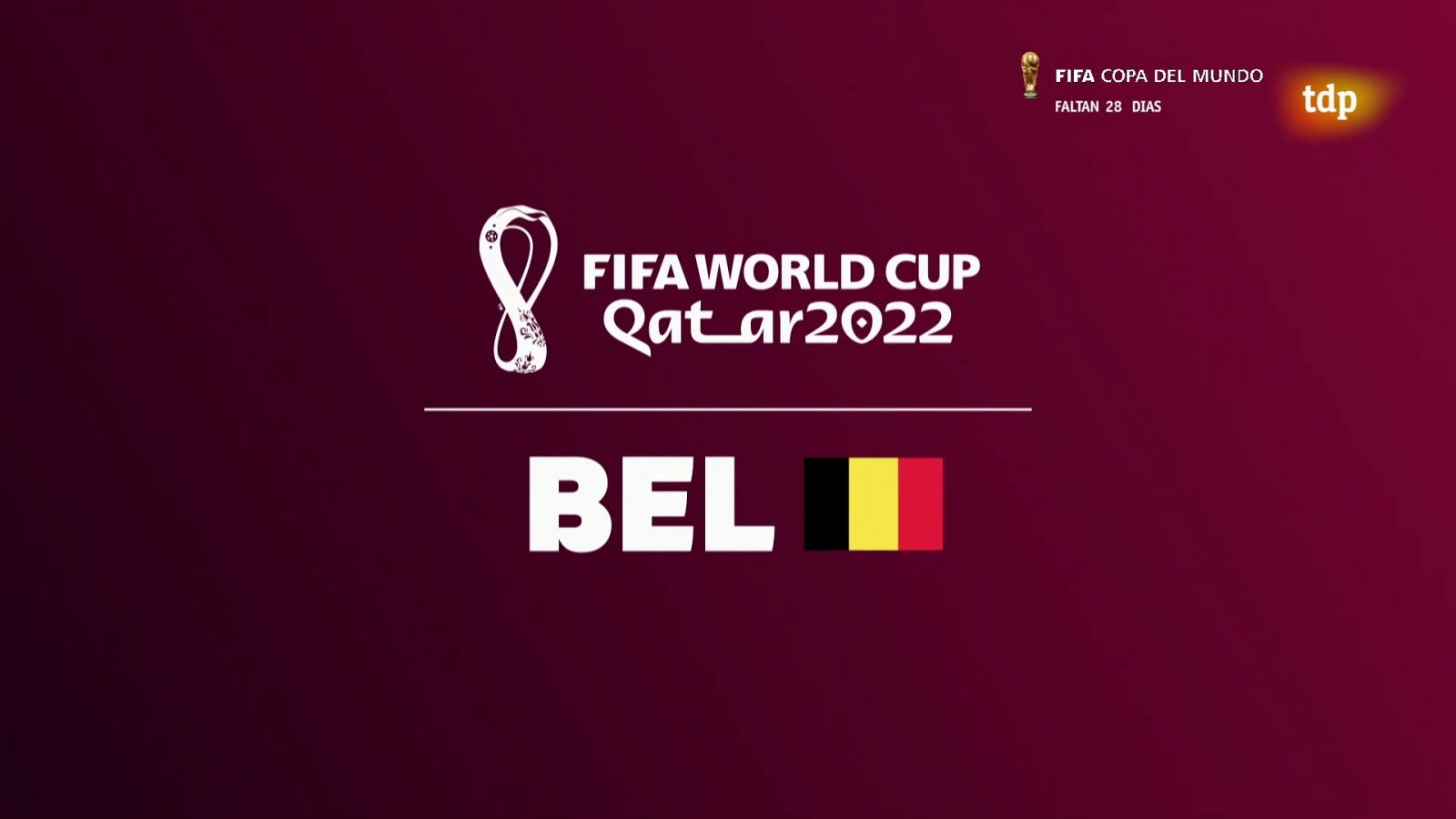 Así es Bélgica, la segunda mejor del ranking en el Mundial de Qatar 2022 - ver ahora