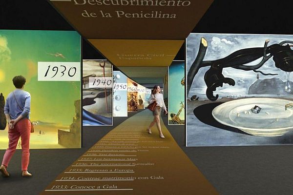 Telediario 1 - 'Desafío Dalí': una exposición interactiva para sumergirse en la vida del artista