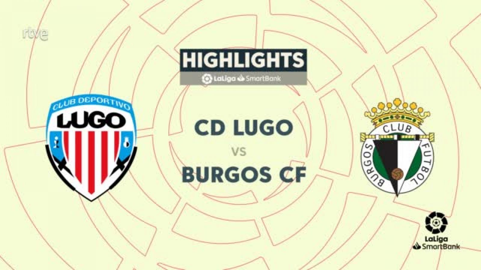 Lugo - Burgos: resumen del partido de la 12ª jornada 2ª