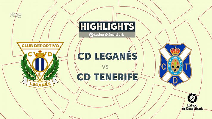 Leganés - Tenerife: resumen del partido de la 12ª jornada Segunda División